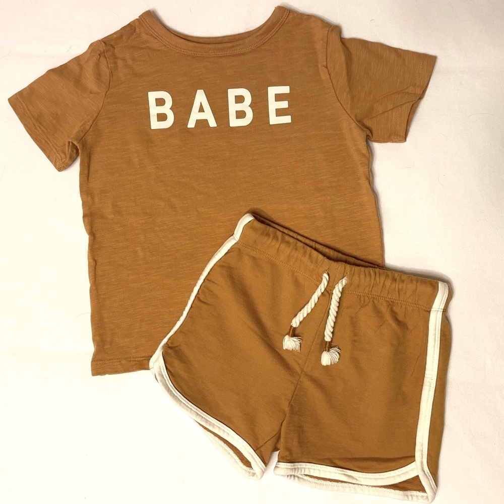 Little Co. Tee and shorts set